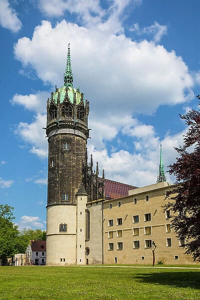 Schlosskirche Lutherstadt, Wittenberg, Saxony-Anhalt, Germany