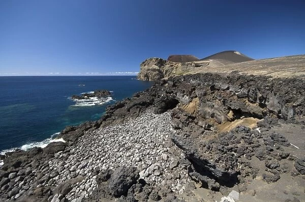 Site of 1957-58 eruption, Capelinhos, Faial Island, Azores, Portugal