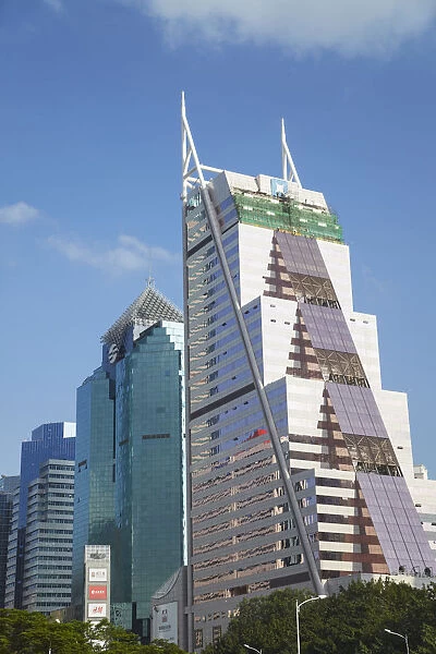Skyscrapers in downtown Shenzhen, Guangdong, China