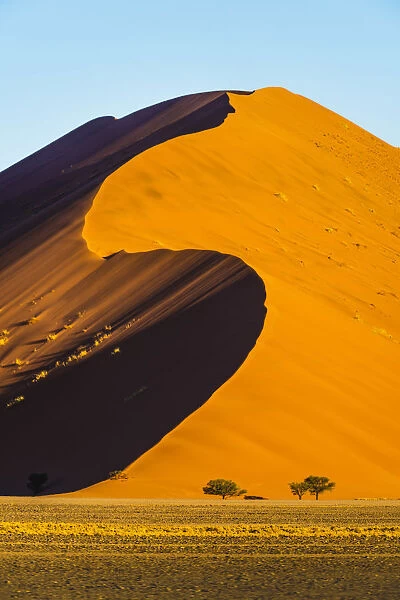 Sossusvlei, Namib-Naukluft National Park, Namibia, Africa. Giant sand dunes