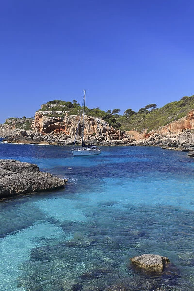 Spain, Balearic Islands, Mallorca, Calas Almonia Beach