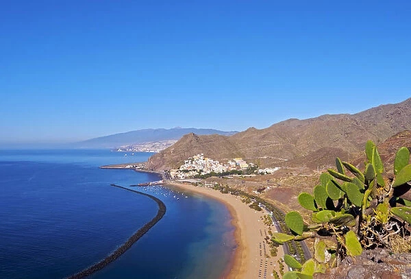 Spain, Canary Islands, Tenerife, Santa Cruz de Tenerife, San Andres, Las Teresitas Beach