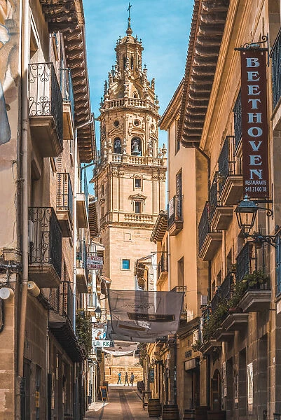 Spain, La Rioja, Haro. Church of Santo Tomas in the old town