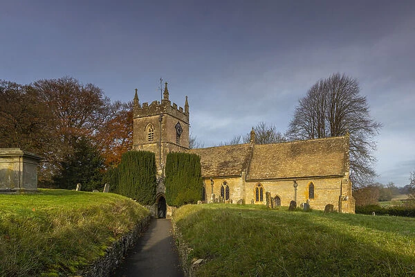 St Peters Church, Upper Slaughter, Cotswolds, Gloucestershire, England, UK