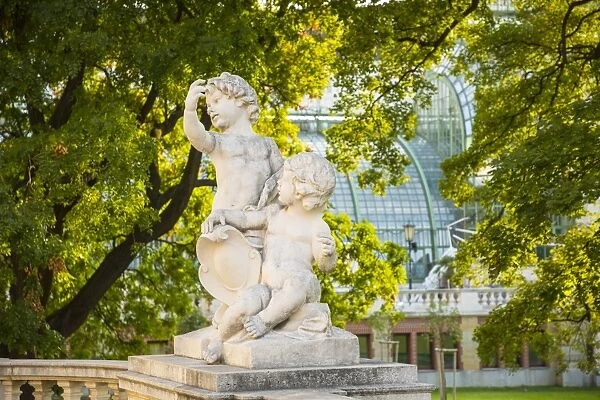 Statues in the Burggarten, Vienna, Austria