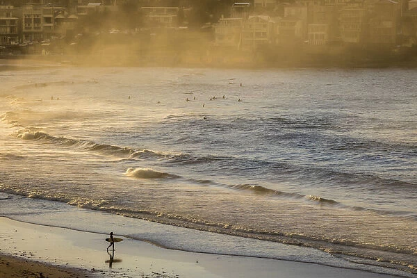 Surfer at Bondi Beach, Sydney, New South Wales, Australia