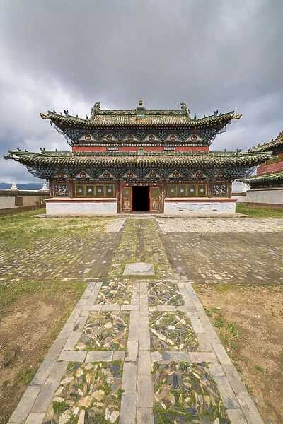 Temple in Erdene Zuu monastery. Harhorin, South Hangay province, Mongolia