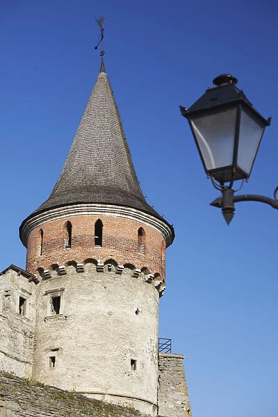 Tower of Old Castle, Kamyanets-Podilsky, Podillya, Ukraine