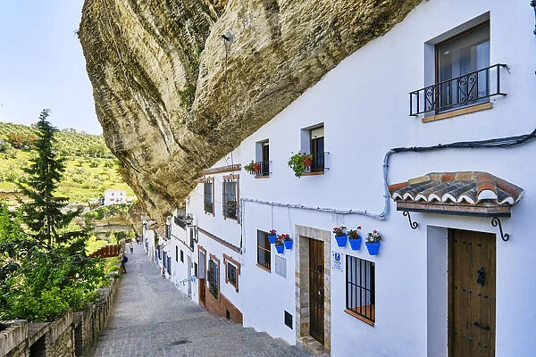 Troglodyte cave dwelling of Setenil de las Bodegas, Andalucia. Spain