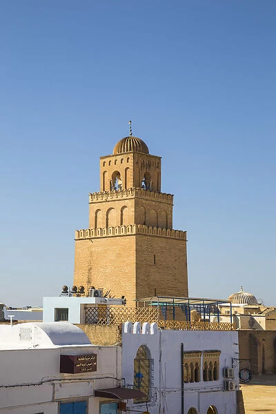 Tunisia, Kairouan, View towards Great Mosque
