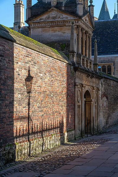 UK, England, Cambridgeshire, Cambridge, Senate House Passage, Gonville & Caius College, Gate of Honour
