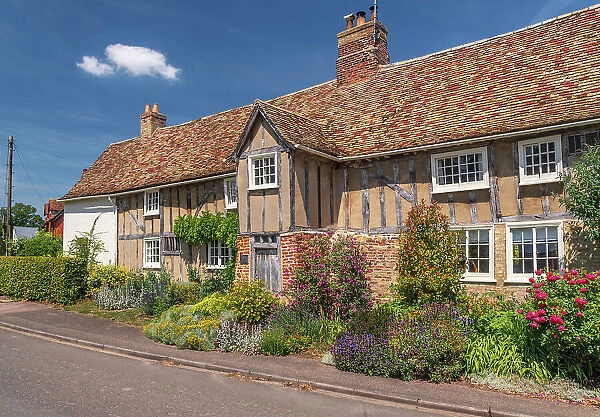 UK, England, Cambridgeshire, Coton, Traditional cottage