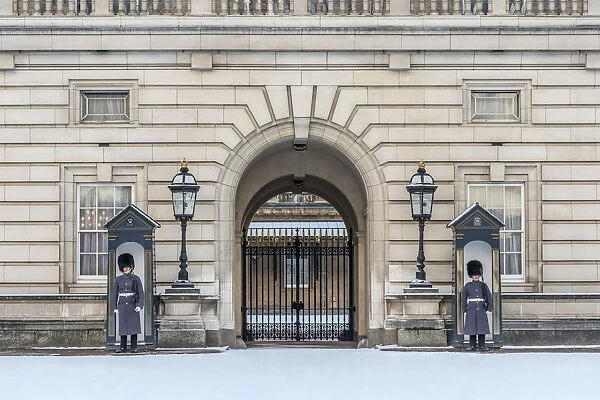 UK, England, London, Buckingham Palace, Guard