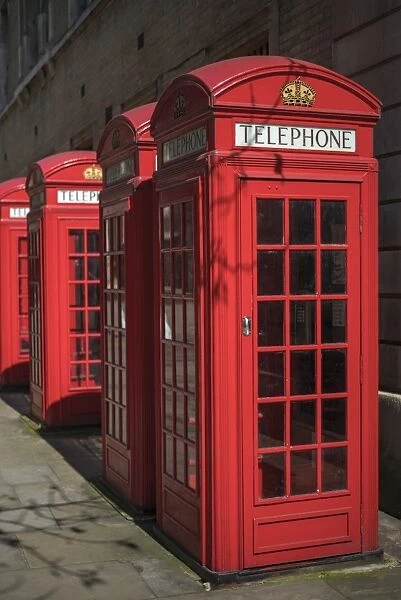 UK, England, London, Covent Garden, Telephone Boxes