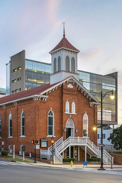 United States, Alabama, Montgomery. Dexter Avenue Baptist Church, where Martin Luther King
