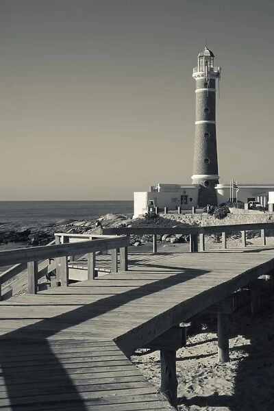 Uruguay, Faro Jose Ignacio, Atlantic Ocean resort town, village lighthouse