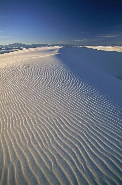 USA, New Mexico, White Sands National Park, Sand Dunes