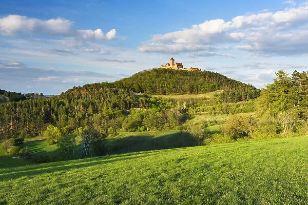 Veste Wachsenburg castle Thuringian Burgenland, one of the Drei Gleichen, Ilm-Kreis, Thuringia, Germany
