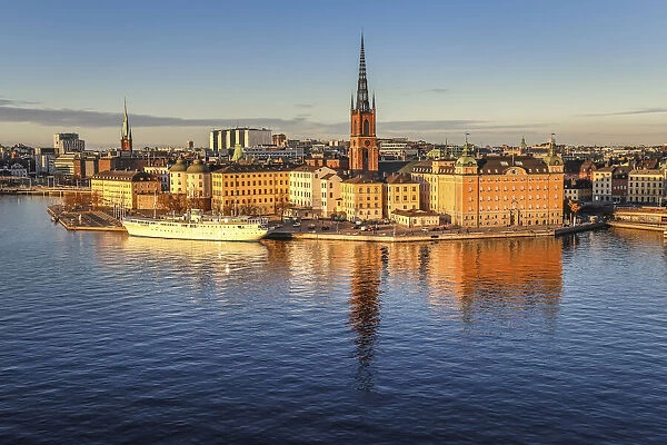 View of the old town Gamla Stan in Stockholm, Sweden