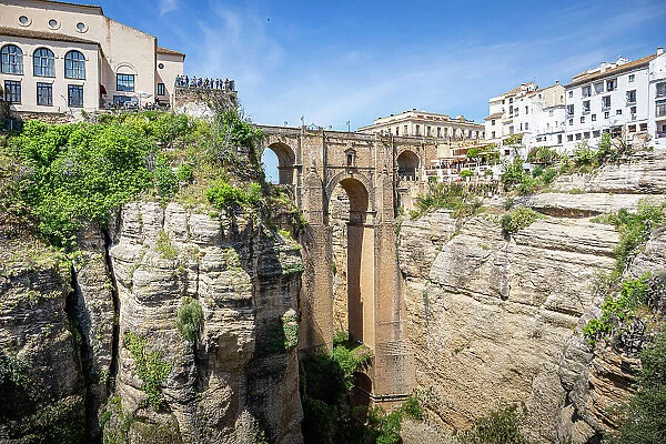 The village of Ronda, one of the most famous white villages of Andalusia