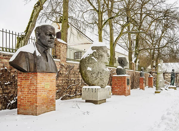 Vladimir Ilyich Ulyanov Lenin Monument in Socialist Realism Museum next to the Zamoyski