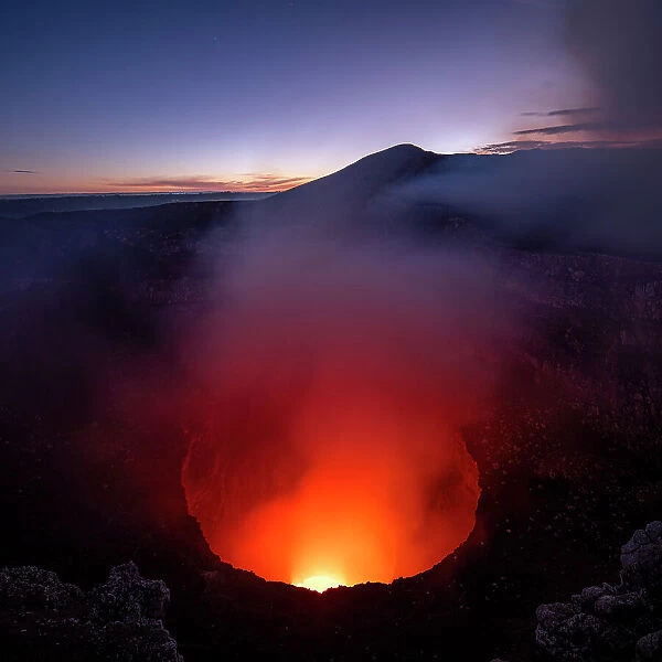 Volcan Masaya, Parque Nacional Volcan Masaya, Meseta Central, Nicaragua