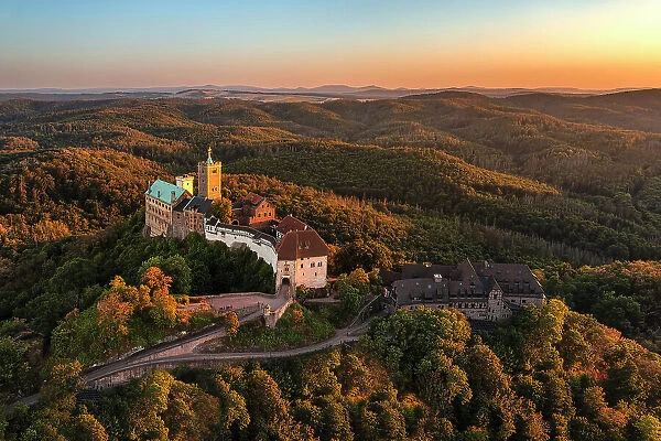 Wartburg Castle, Eisenach, Thuringia Forest, Thuringia, Germany