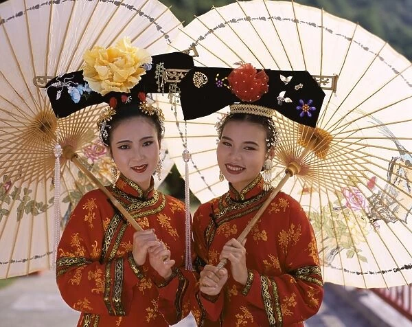 Women Dressed in Traditional Costume