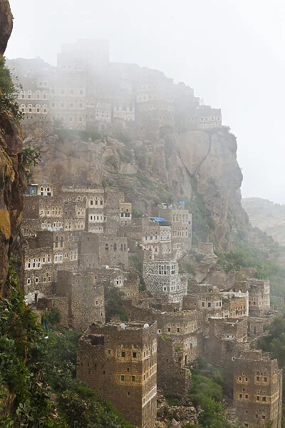 Yemen, Sana a Province, Haraz Mountains, Al Hajjarah. The old Jewish Village