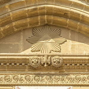 architectural detail on Panayia Phaneromeni church, Nicosia, Cyprus