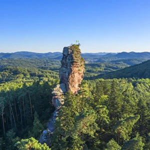 Asselstein near Annweiler, Palatinate forest, Rhineland-Palatinate, Germany