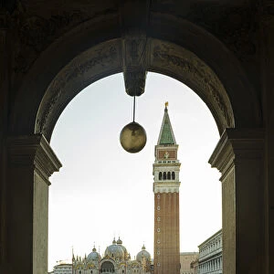 Basilica San Marco & Campanile, Piazza San Marco (St. Marks Square), Venice, Veneto