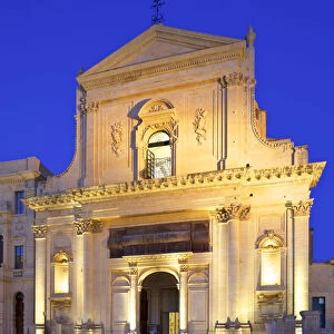 Basilica of San Salvatore, Noto, Sicily, Italy