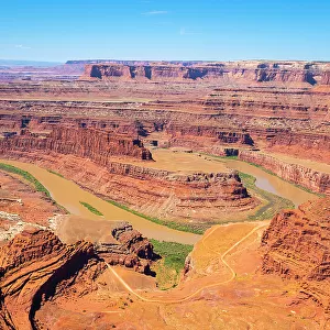 Bend of Colorado river at Dead Horse Point, Dead Horse Point State Park, Utah, USA