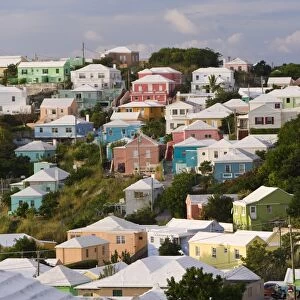 Bermuda, Hamilton, traditonal Bermuda houses