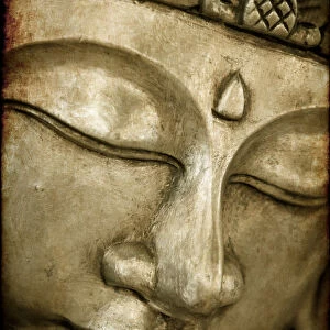 Buddha mask, Kuala Lumpur, Malaysia