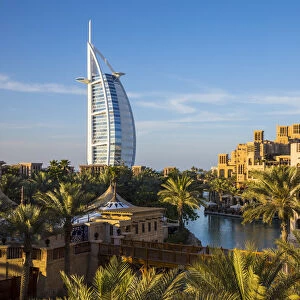 Burj Al Arab & Jumeirah Al Qasr hotels, Madinat Jumeirah, Dubai, United Arab Emirates