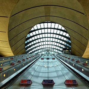 Canary Wharf Tube Station, London, England