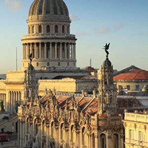 Capitolio and Gran Teatro, Havana, Cuba