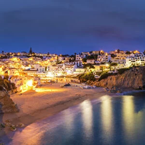 Carvoeiro at Twilight, Algarve, Portugal