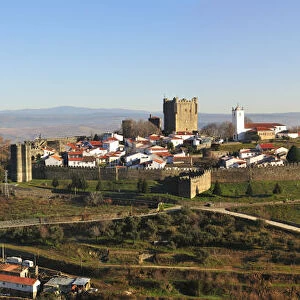 The castle and historical center of Braganca, one of the old cities of Portugal