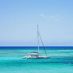 Catamaran by the Guardalavaca Beach, Holguin Province, Cuba