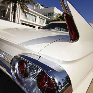 Chevrolet Vintage Car, Ocean Drive, Miami South Beach, Art Deco District, Florida, USA