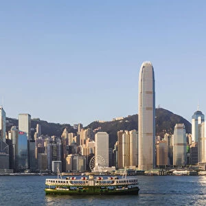 China, Hong Kong, City Skyline and Star Ferry