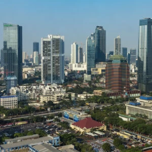 City skyline, Jakarta, Java, Indonesia