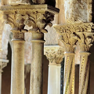 Cloister of Monreale Cathedral, Monreale, Sicily, Italy
