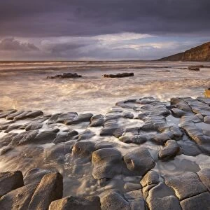 Dunraven Bay on the Glamorgan Heritage Coast, South Wales. Winter