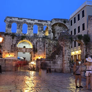 East gate, Porta Argentea, Split, Dalmatia, Croatia