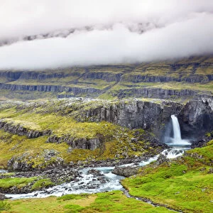 Eastfjords Waterfall, Eastern Iceland