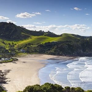 Elevated View Over Sandy Bay, Tutukaka Coast, Northland, North Island, New Zealand